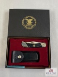 [162] Schrade NRA Special Edition Folding Hunter w/Sheath