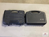 [211] Two Hard plastic handgun cases