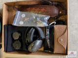 [242] Misc Sportsmans Lot: Holster, Scope Cover, Speed Loader, Sling, Etc.