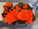 [254] Blaze Orange wear: vests, overalls, jacket, etc.