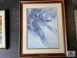 [257] Two Large Format Framed Bird Prints
