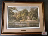 [259] Large Fomate Matted and Framed Print - Fly Fishermkan