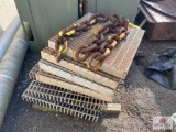 (7) Steel Grates and Chain