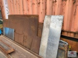 (4) Steel Plates Along Container
