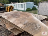 (2) Steel Plates Approx 10' Long