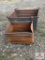 Lot of 2 Metal Bins