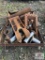 Metal Bin w/Misc & Attachments