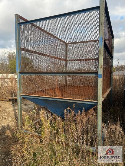 Metal Sorting Bin w/ Bottom Chutes