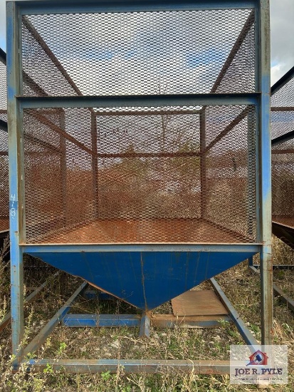 Metal Sorting Bin w/ Bottom Chutes