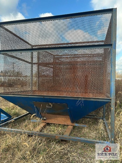 Metal Sorting Bin w/ Bottom Chutes