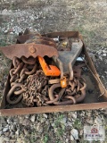 Bin of Miscellaneous Chains, Etc