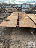 Raised steel platform