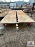 Raised steel platform