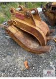 Excavator Grapple 55mm Pin Size