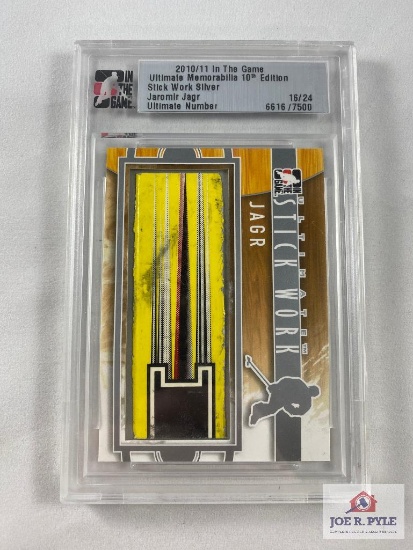 Jaromir Jager 2010/11 In the Game Ultimate Memorabilia 10th Edition Stick Work Silver Ultimate
