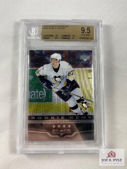Sidney Crosby 2005 Upper Deck Black Diamond #193, 9.5 Gem Mint
