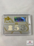 Bob Gibson 1/1 Topps Triple Threads Signed Card