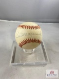 Bill Mazeroski Signed Baseball - with Autograph Ticket