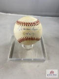 Warren Spahn Signed Baseball - no COA