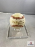 Hoyt Wilhelm Signed Baseball - no COA