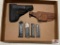 [506] Bianchi Holster, Leather Military Flap Holster, Four Magazines