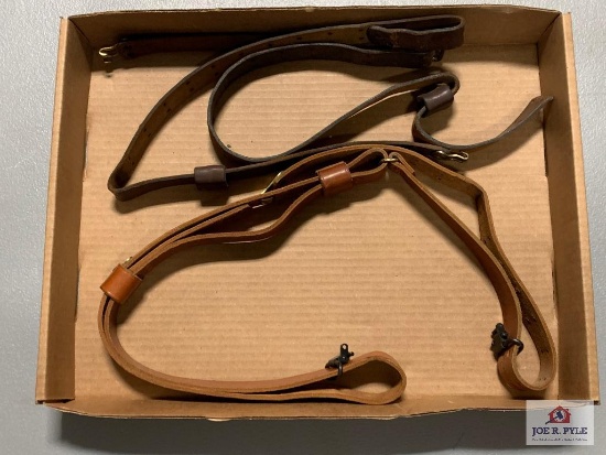 [516] Two Leather Slings