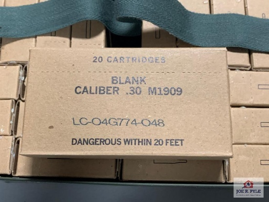 [362] Ammo Lot: .30 cal BLANK M1909