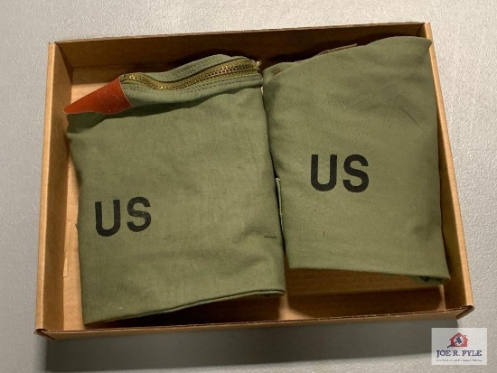 [540] Two US-marked Canvas Gun Sleeves