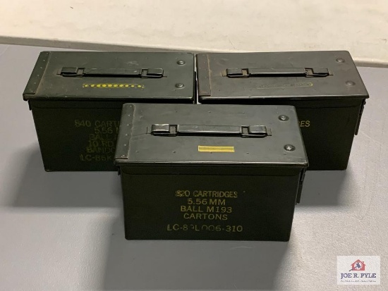 [542] Three Empty Ammo Cans