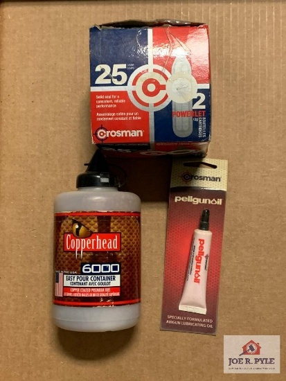 [543] BB's, CO2 cartridges, Crosman lube