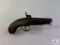 [266] Antique Percussion Derringer-Style Pistol, approx. .41 cal