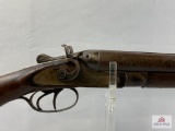 [482] Double Hammer Side by Side Shotgun 12 ga, SN: 9793