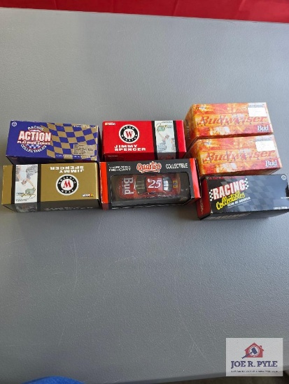 Collection of collector items racing cars