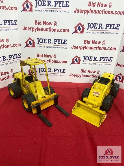 Tonka loader and Tonka forklift