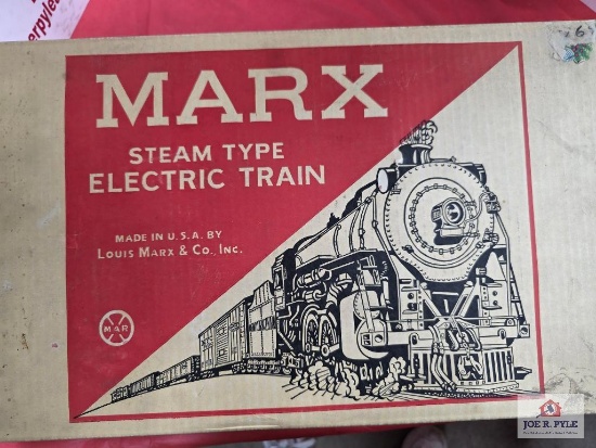 Marx steam type electric train