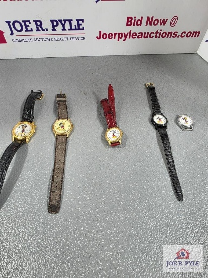 Assortment of Mickey Mouse watches