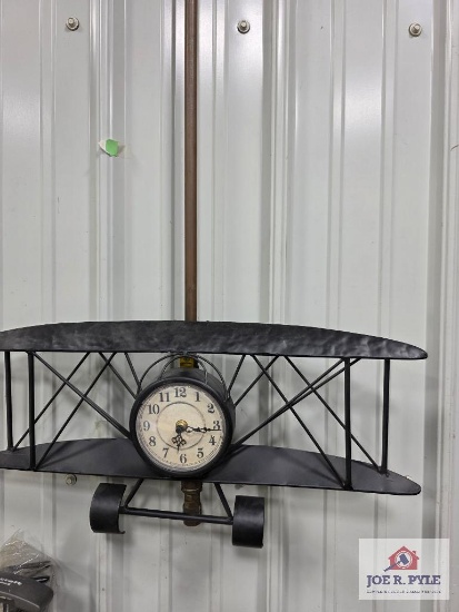Vintage plane clock
