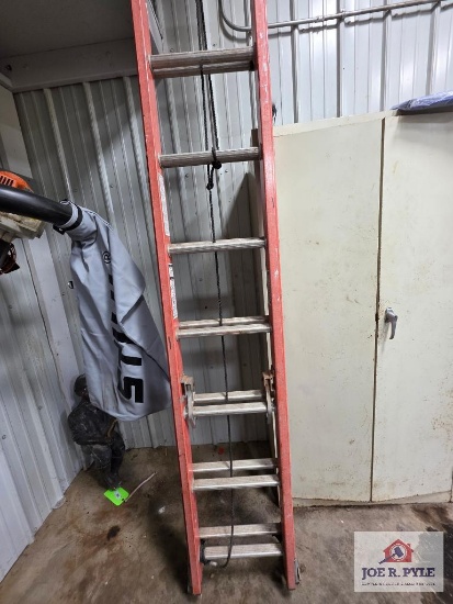 Orange 10' ladder