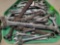 Large lot of mixed wrenches