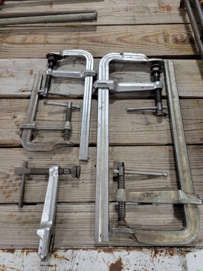 Slide clamps 2 @ 26 in. , 1@18 in. , 1 @ 13 in.