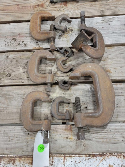 10 J.H Williams C clamps heavy duty
