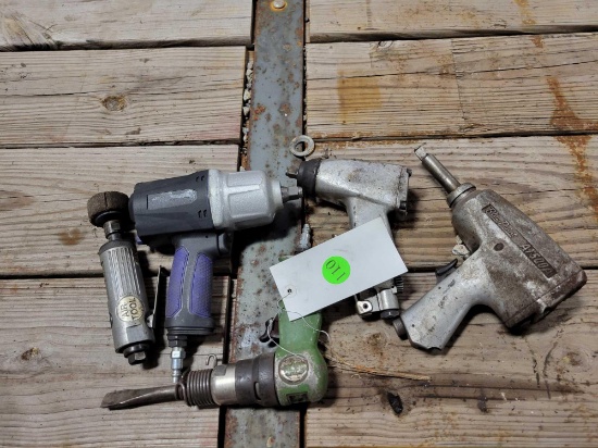 3 impact wrench, chisel, and die grinder
