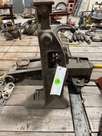 simplex 15 ton steel Railroad jack