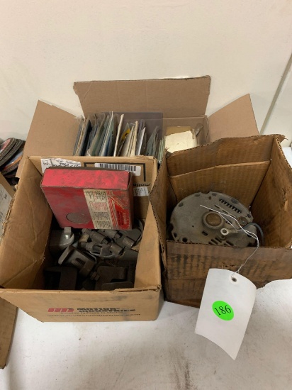 Motor, parts, and safety plates