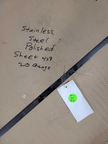 4 x 8 stainless steel polished sheet 20 gauge