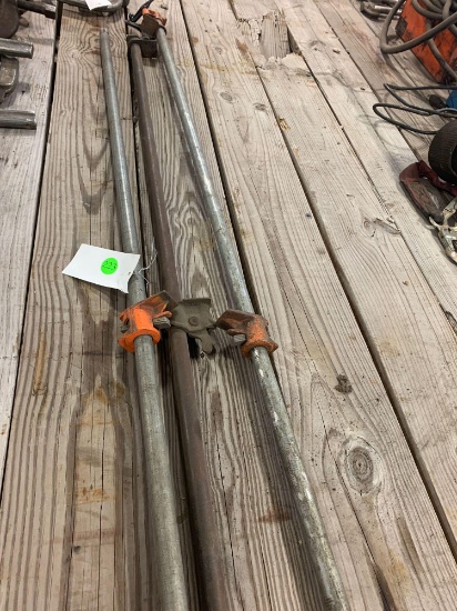 Pipe clamps (3x)