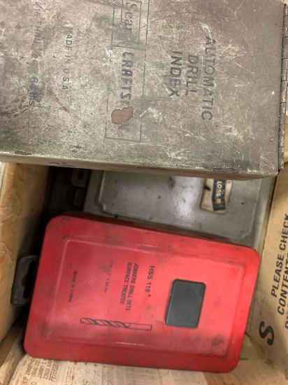 Drill bits in case (5x)