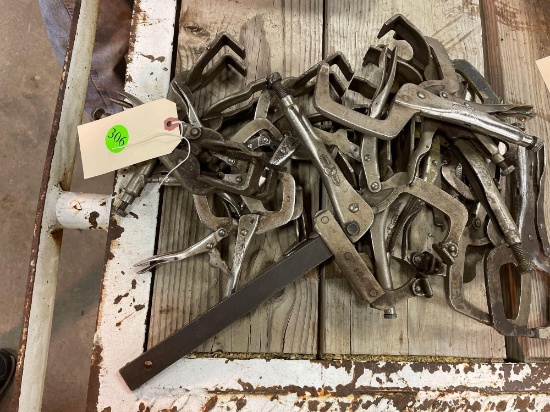 Reach-over vise grips