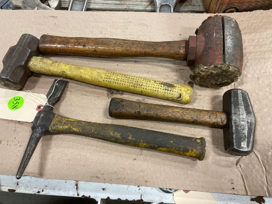 Assorted hammers