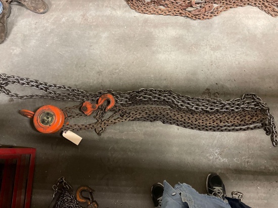 Chain & come along